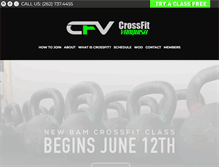 Tablet Screenshot of crossfitvanquish.com